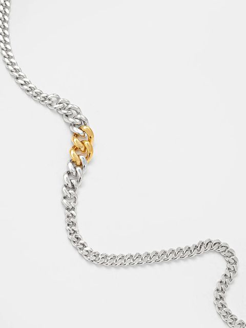 Tom Wood naszyjnik srebrny Dean Chain Duo - zdjęcie produktu nr 2