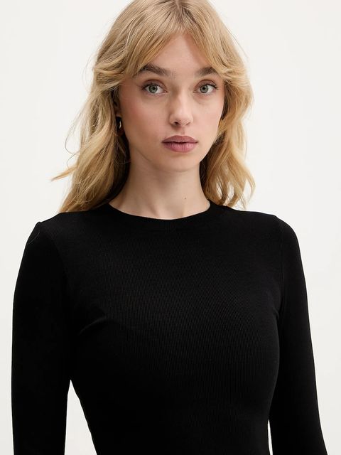 La Mania longsleeve kolor czarny SELF