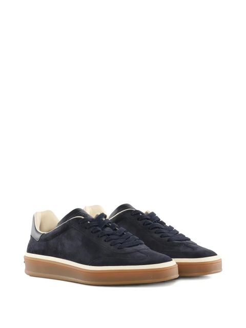 Loro Piana suede panel sneakers - Blue - zdjęcie produktu nr 2