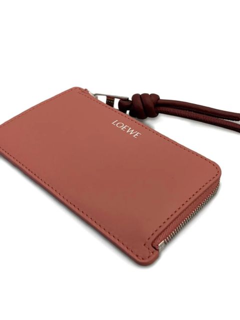 LOEWE Knot zipped cardholder - Pink - zdjęcie produktu nr 2