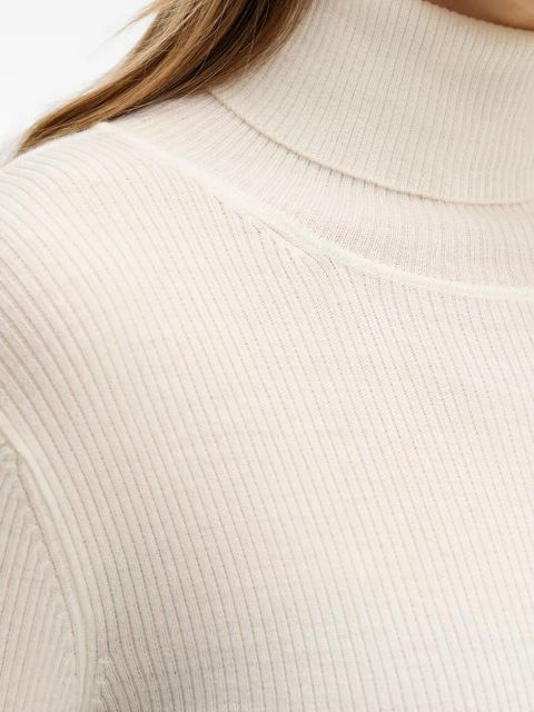 MC2 Saint Barth ribbed roll-neck top - Neutrals