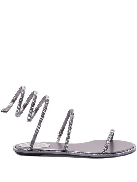 René Caovilla spiral-detail sandals - Grey - zdjęcie produktu nr 1