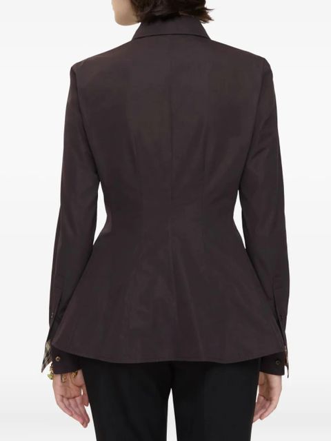 Burberry Equestrian Knight-motif shirt - Brown