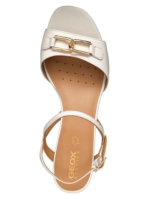 Geox sandały skórzane D NEW ERAKLIA 50 A kolor beżowy D45RNA 000TU C5322