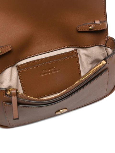 PINKO mini Love One Pocket shoulder bag - Brown