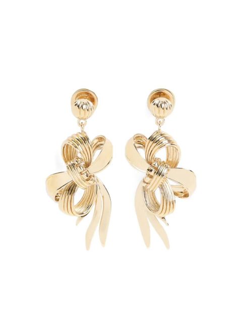Miu Miu bow-shaped earrings - Gold - zdjęcie produktu nr 1