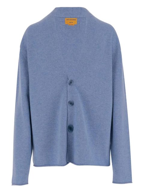 Guest In Residence cashmere V-neck cardigan - Blue - zdjęcie produktu nr 1