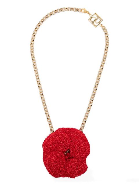 Magda Butrym crochet-rose chain necklace - Gold - zdjęcie produktu nr 1