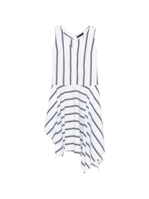 Proenza Schouler PS BEATRIZ DRESS COTTON SILK SHIRTING WHITE MULTI - zdjęcie produktu nr 1