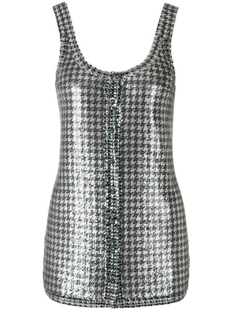 Rabanne metallic tank top - Silver - zdjęcie produktu nr 1