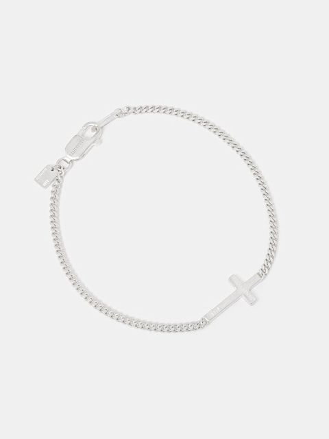 AllSaints bransoletka damska srebrna - zdjęcie produktu nr 2