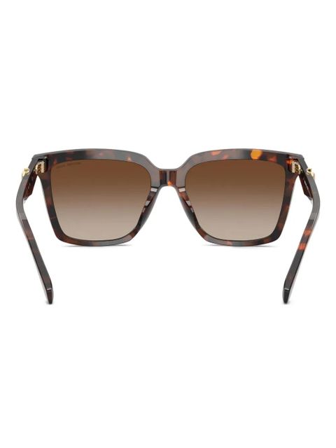 Michael Kors logo-plaque square sunglasses - Brown - zdjęcie produktu nr 2