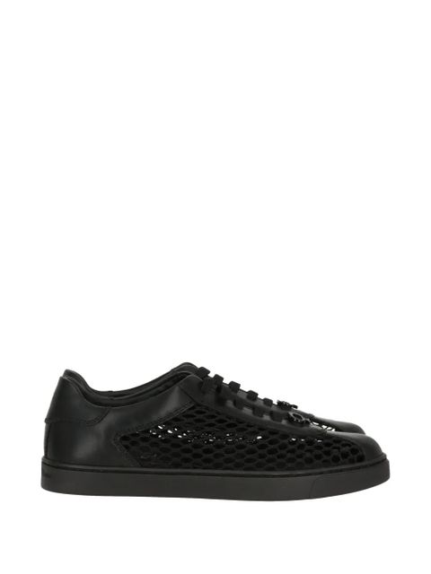 Gianvito Rossi mesh-detail sneakers - Black - zdjęcie produktu nr 1