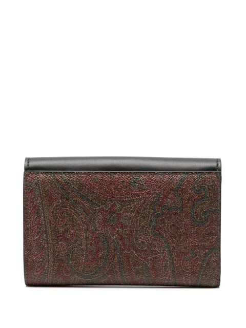 ETRO Essential paisley-print leather wallet - Black - zdjęcie produktu nr 2