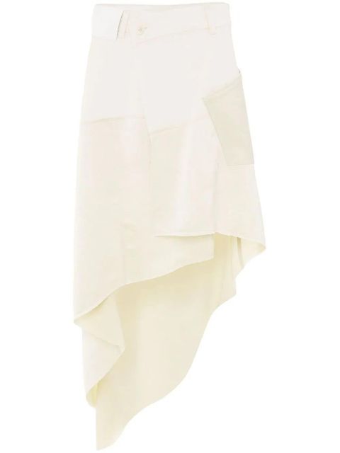 JW Anderson asymmetric midi skirt - White - zdjęcie produktu nr 1