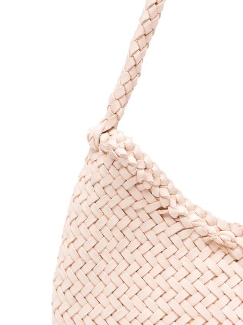 DRAGON DIFFUSION braided leather shoulder bag - Neutrals - zdjęcie produktu nr 2