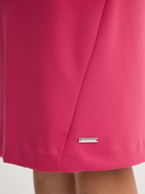 Calvin Klein sukienka kolor różowy mini prosta LV044D063G