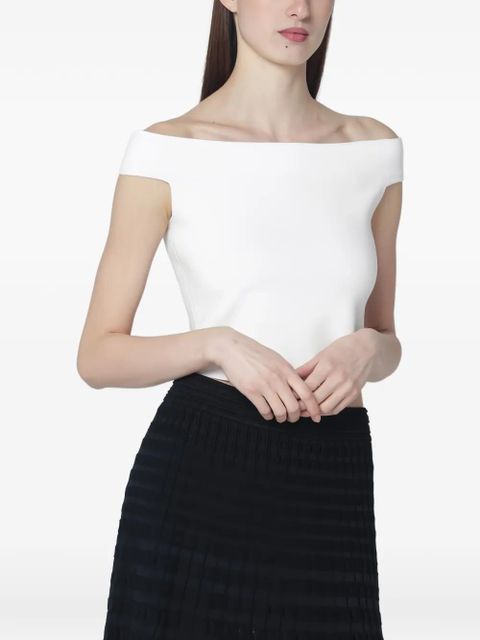 Simkhai Dalton off-shoulder top - White - zdjęcie produktu nr 1