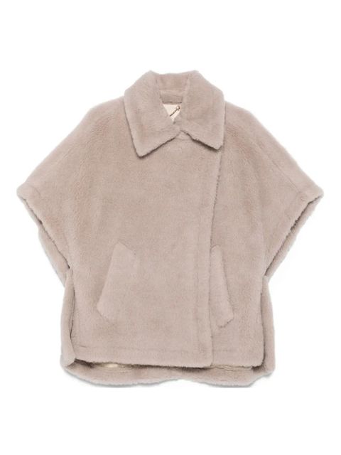 Max Mara Tebe Teddy cape - Neutrals - zdjęcie produktu nr 1