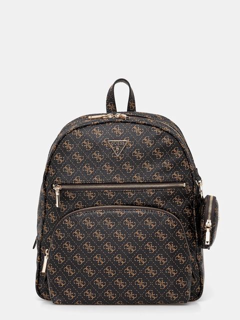 Guess plecak POWER PLAY damski kolor brązowy duży wzorzysty HWQG71 24350 - zdjęcie produktu nr 1