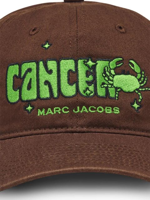 Marc Jacobs The Zodiac embroidered baseball cap - Brown
