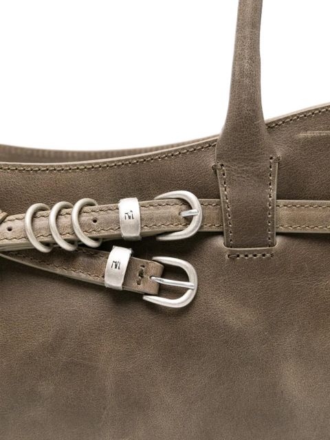 Marge Sherwood buckle-detail tote bag - Green