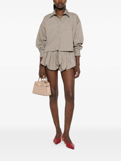 The Frankie Shop Alina bubble-hem shorts - Neutrals - zdjęcie produktu nr 2