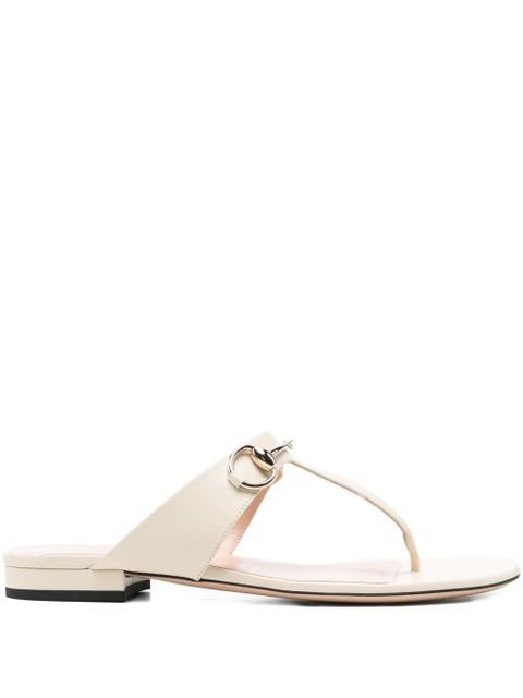 Gucci horsebit sandals - Neutrals - zdjęcie produktu nr 1