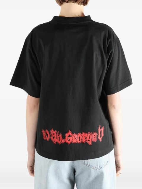Balenciaga graphic T-shirt - Black