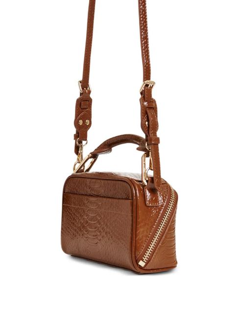 Essentiel Antwerp Bobbi croco-effect shoulder bag - Brown