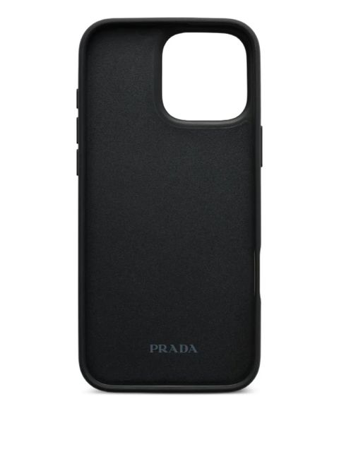 Prada textured iPhone 16 Pro Max case - Blue - zdjęcie produktu nr 2