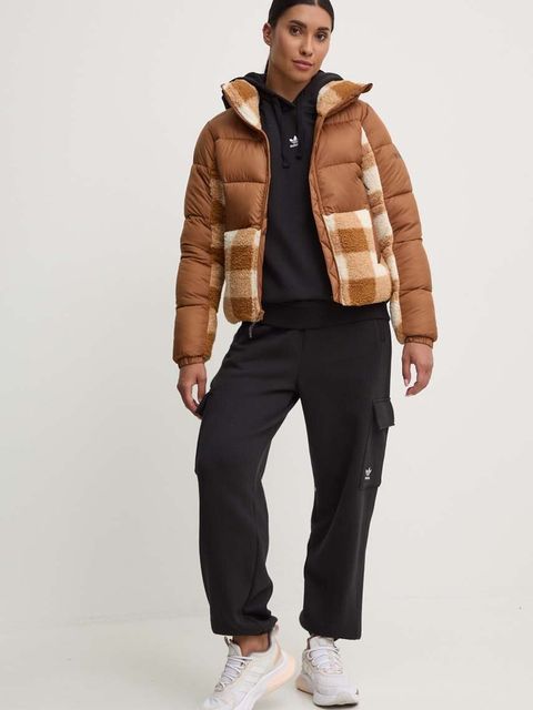 Columbia kurtka Leadbetter Point Sherpa kolor brązowy zimowa 1955243