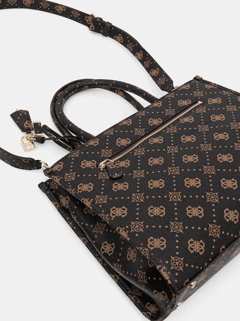 Guess torebka SILIA kolor brązowy HWGP98 90220