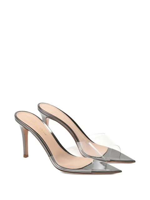 Gianvito Rossi 85mm Elle pointed-toe sandals - Grey