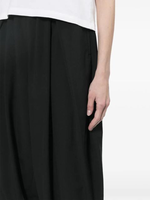 Comme Des Garçons drop-crotch trousers - Black