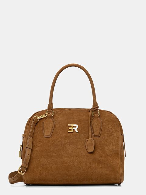 ERMANNO Firenze torebka skórzana kolor brązowy 12402062 - zdjęcie produktu nr 1