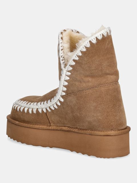 Answear.LAB śniegowce zamszowe kolor brązowy