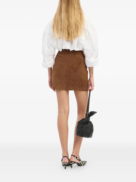 ROTATE BIRGER CHRISTENSEN flower oversized shirt - White