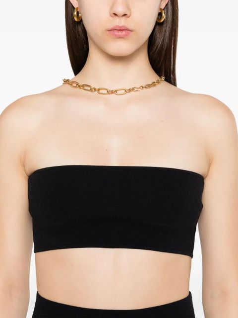 TOTEME knitted bandeau - Black
