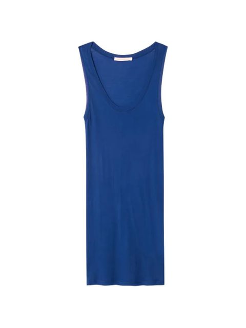 American Vintage fitted scoop-neck tank top - Blue - zdjęcie produktu nr 1