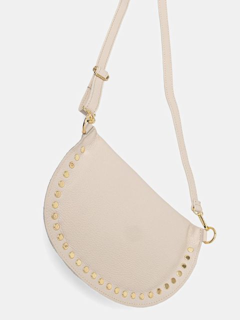 Answear.LAB torebka skórzana kolor beżowy - zdjęcie produktu nr 2