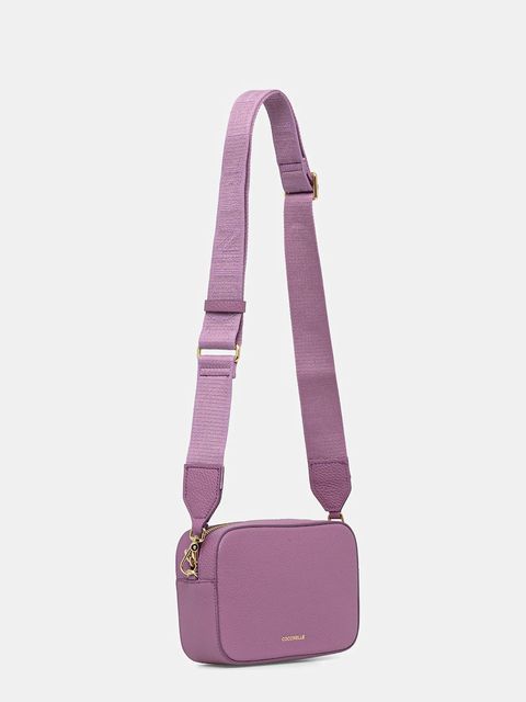 Coccinelle torebka skórzana kolor fioletowy E5 MN5 55 I1 01