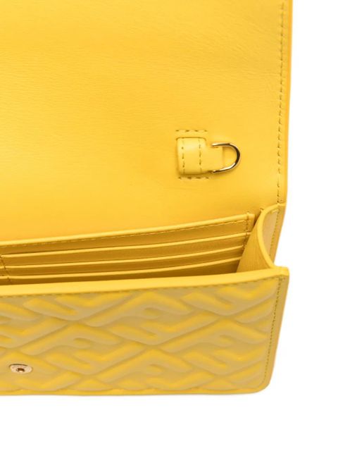 FENDI Wallet On Chain Baguette cross body bag - Yellow