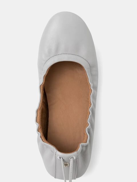 BOSS baleriny skórzane Roxanne