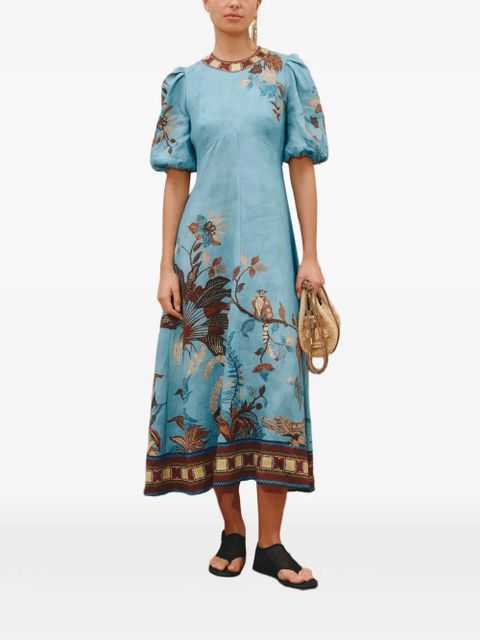 ALEMAIS Georgie midi dress - Blue - zdjęcie produktu nr 1