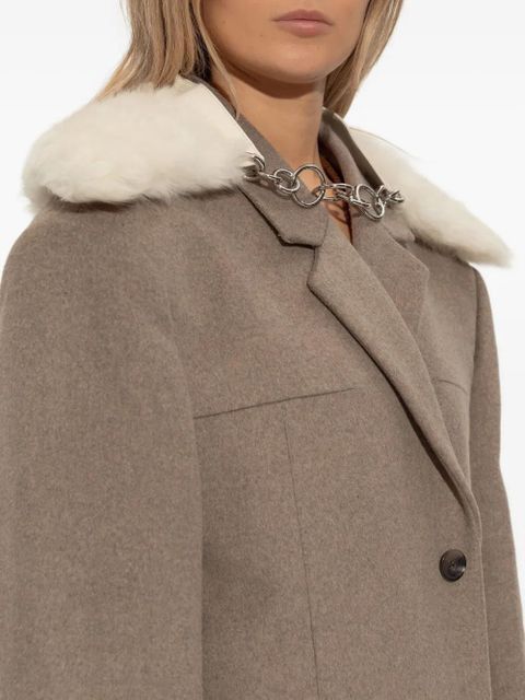Jil Sander fur chain scarf - Neutrals