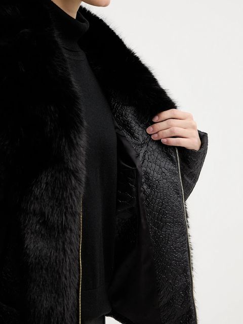 Marciano by Guess kurtka ESTELLA kolor czarny 5BGL33 7391A