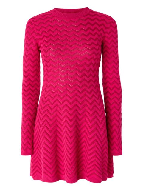 Missoni zigzag-pattern mini dress - Pink - zdjęcie produktu nr 1