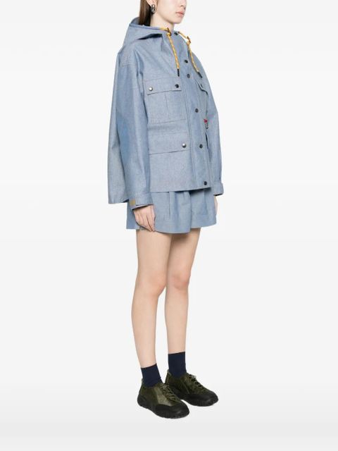 Moncler Grenoble Beziers chambray jacket - Blue