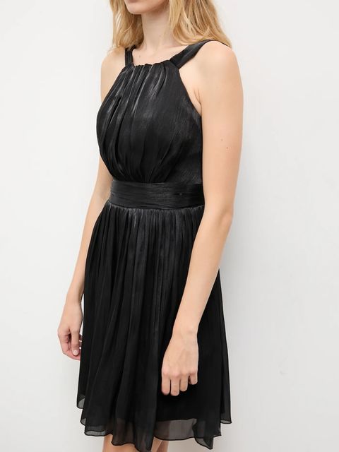 Answear.LAB sukienka kolor czarny mini rozkloszowana